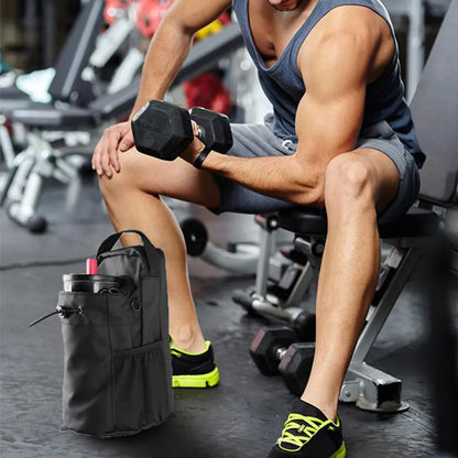 Magnetic Gym Bag for Men Large Capacity Carrier Bag Phone Pocket Portable Gym Water Bottle Bag Pouch Gym Accessories Organizer